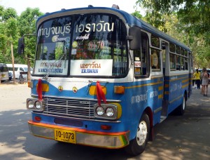 I think all public transportation should look like a shuttle bus at Woodstock