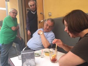 Typical Italian Afternoon. Cocktails with the wise men.