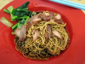 Wan Tan Mee with pork