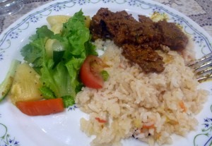 Our finished meal