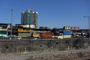 New construction near Dharavi