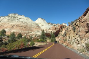 10-18-12 Entering Zion National Park