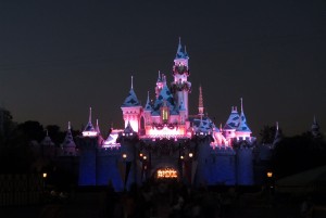 Disneyland by night