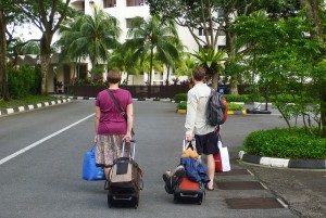 Leaving Singapore