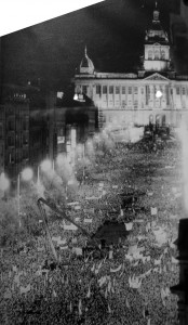 Wenceslas Square, November 23, 1989 Wenceslas Square, November 23, 1989