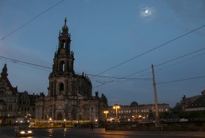 Moon over Dresden