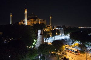 Aya Sofya at night